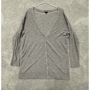 TORRID Gray Button Down‎ Soft Cardigan Women's Plus Size 2